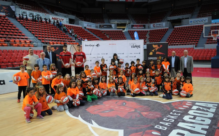 Presentación de la Liga de Escuelas Ibercaja de Baloncesto