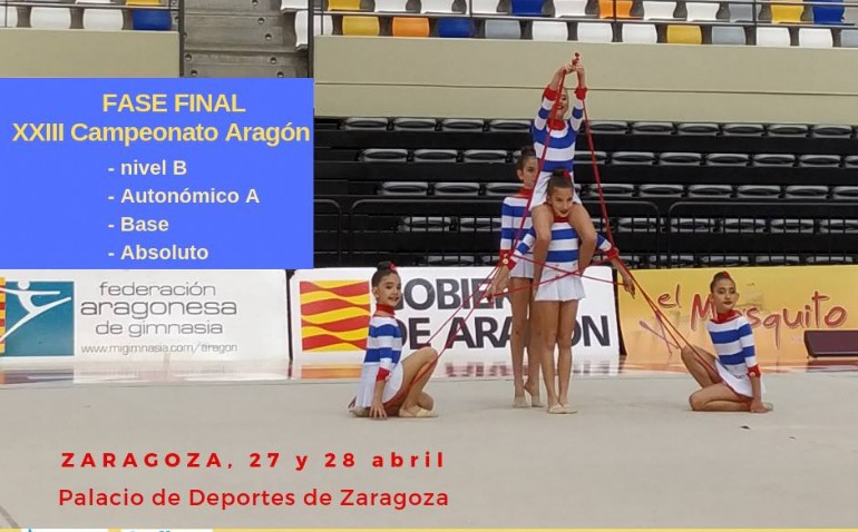 Fase Final del Campeonato de Aragón de Promoción de Gimnasia Rítmica