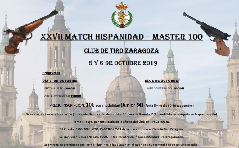 XXVII Match Hispanidad - Máster 100 de Tiro