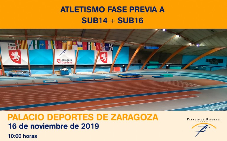 Atletismo. Fase Previa A SUB14 + SUB16 Atletismo. Fase Previa A SUB14 + SUB16