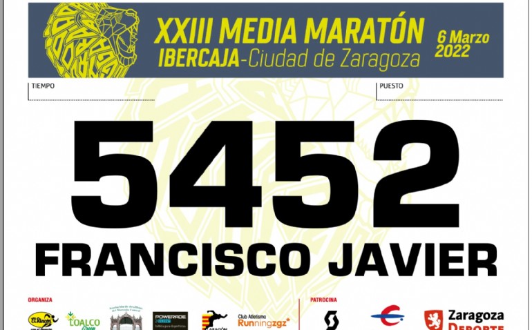 Recogida de dorsales de la Media Maratón «Ibercaja-Ciudad de Zaragoza»