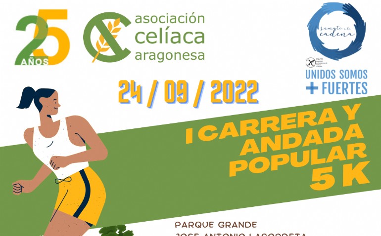 I Carrera y Andada Popular 5k - Asociación Celiaca Aragonesa
