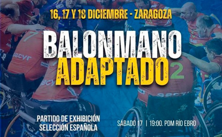Partido de exhibición de la Selección Española de Balonmano Adaptado