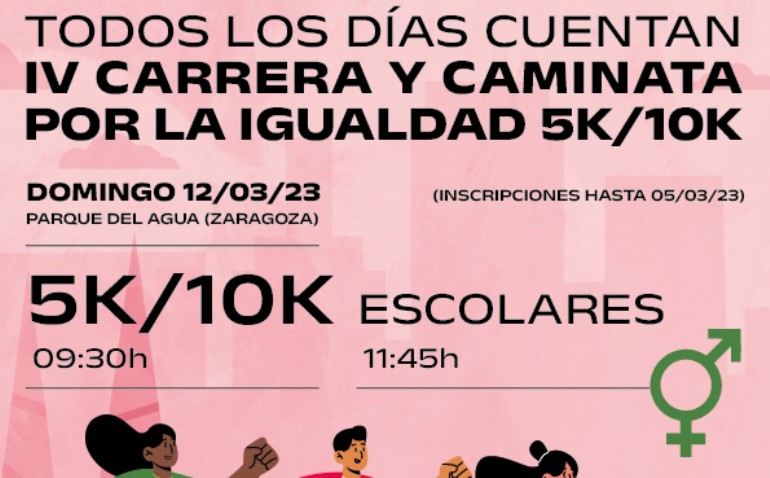 IV Carrera y Caminata por la Igualdad «Todos los días cuentan» IV Carrera y Caminata por la Igualdad «Todos los días cuentan»