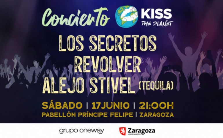 Concierto «Kiss The Planet»: Los Secretos, Revolver y Alejo Stivel (Tequila)