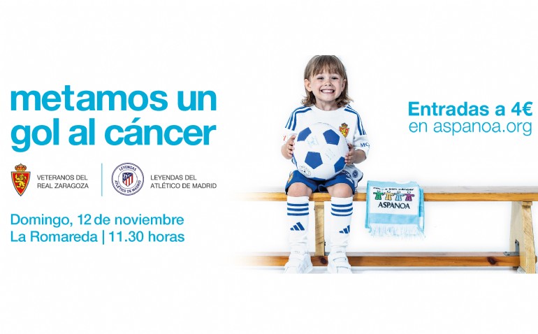 Partido benéfico ASPANOA 2023: Veteranos Real Zaragoza - Leyendas Atlético Madrid Partido benéfico ASPANOA 2023: Veteranos Real Zaragoza - Leyendas Atlético Madrid