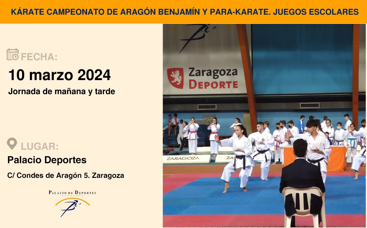 Kárate - Campeonato de Aragón Benjamín y Para-Karate. Juegos Escolares de Áragón