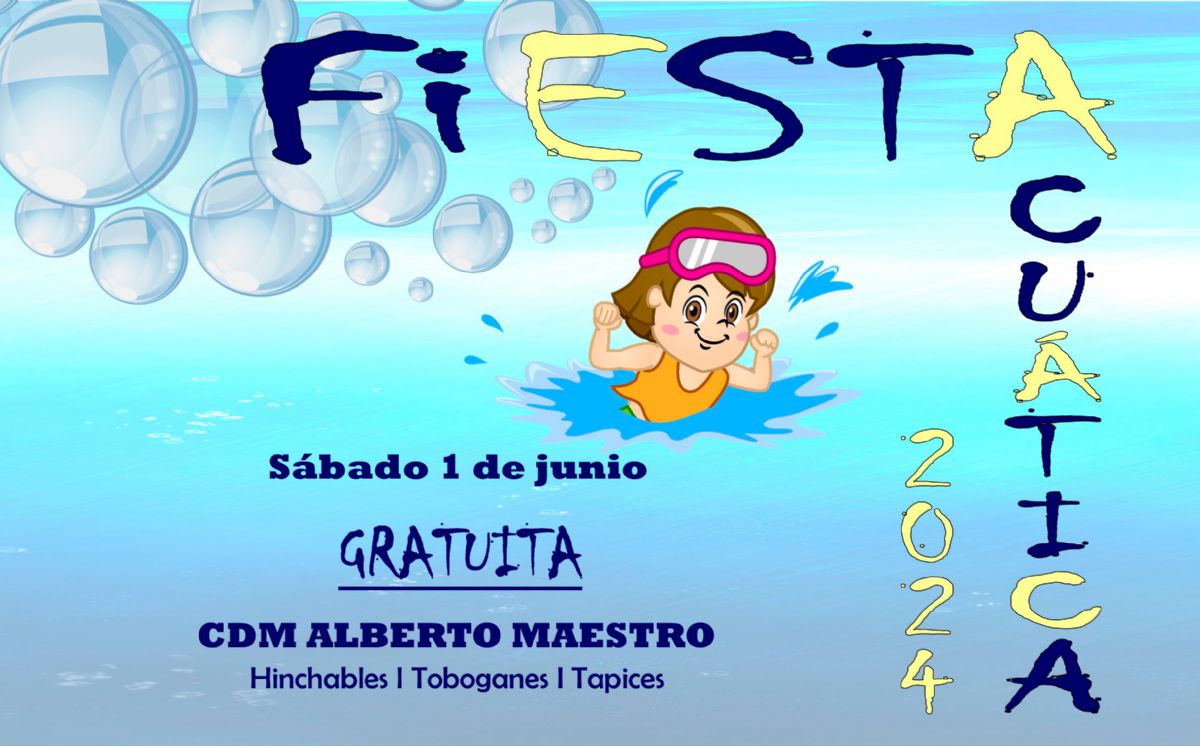 Fiesta acuática gratuita para niñ@s