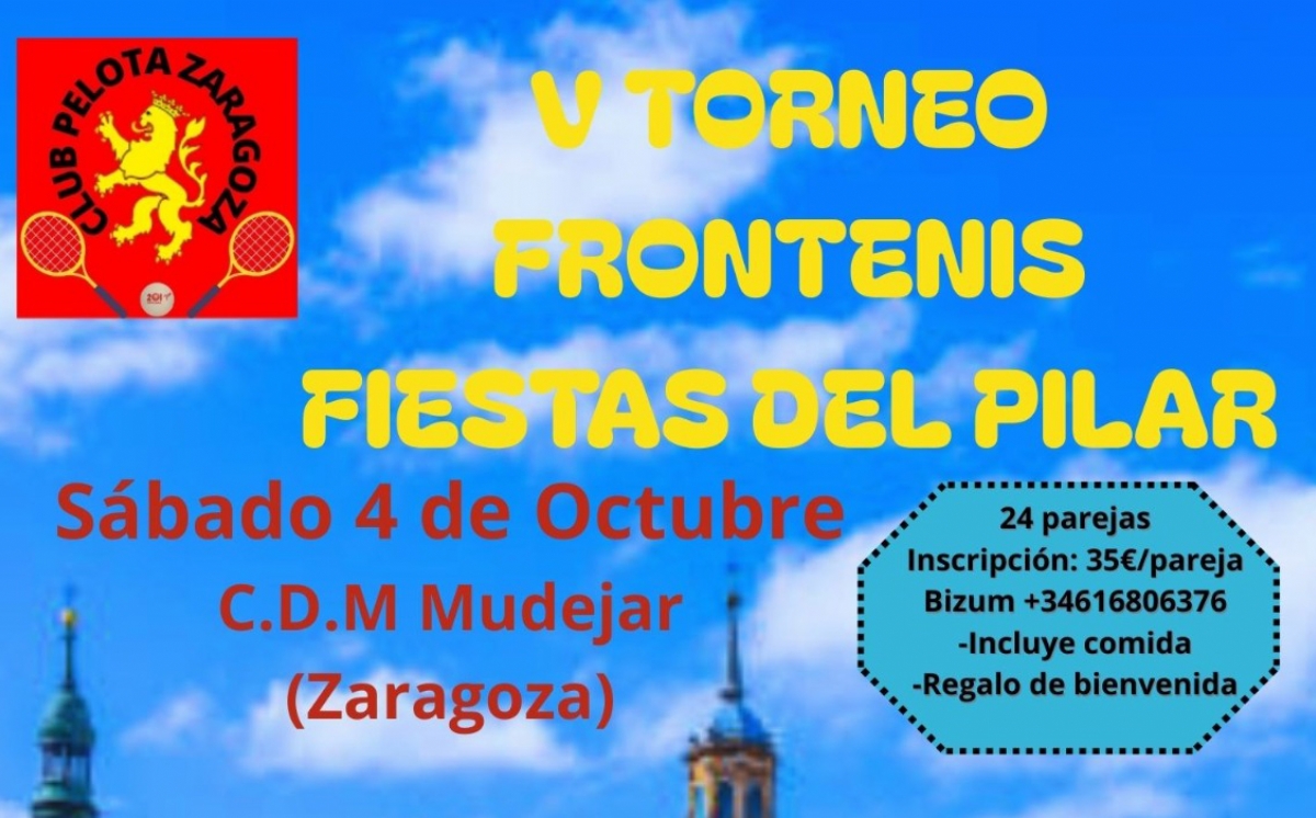 V Torneo Fiestas del Pilar de Frontenis