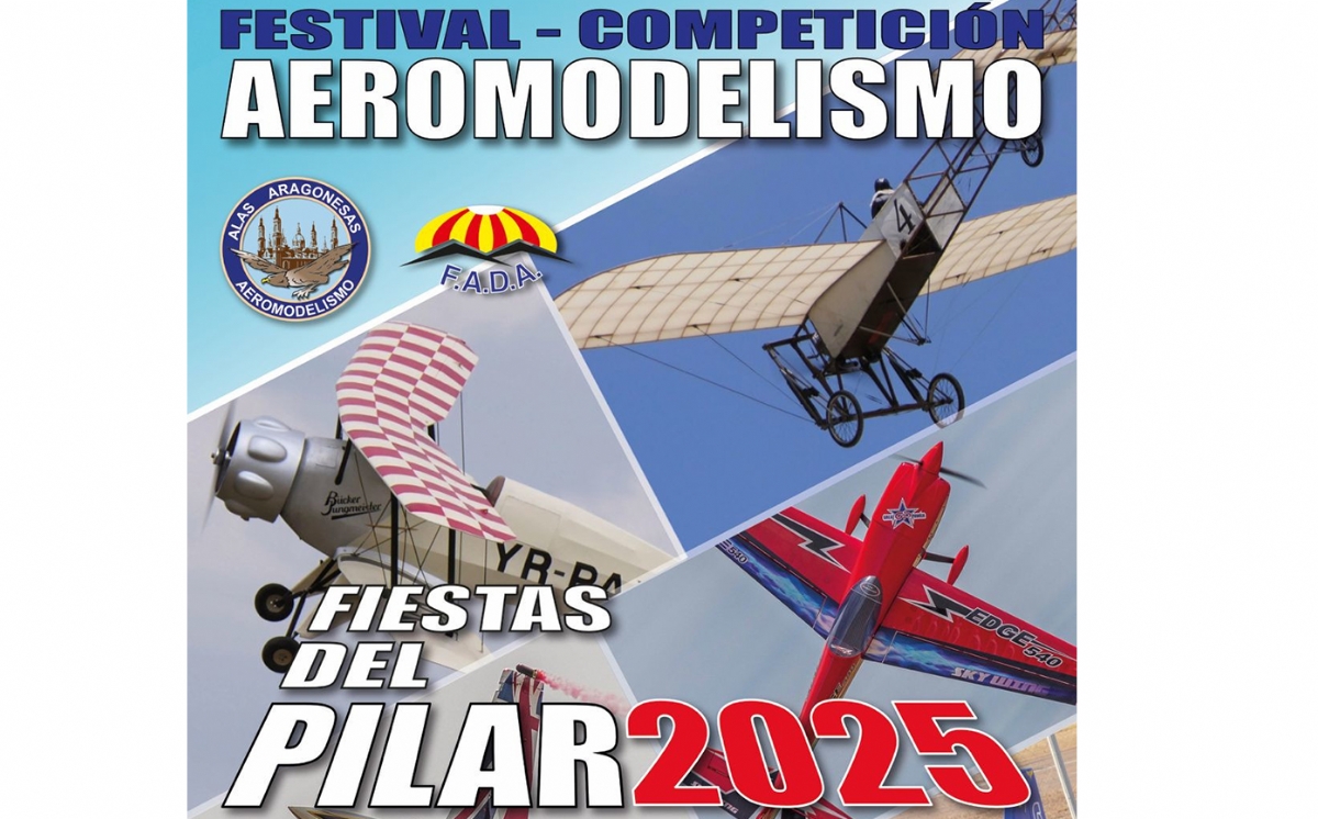 Festival-Competición de Aeromodelismo «Fiestas del Pilar 2025»