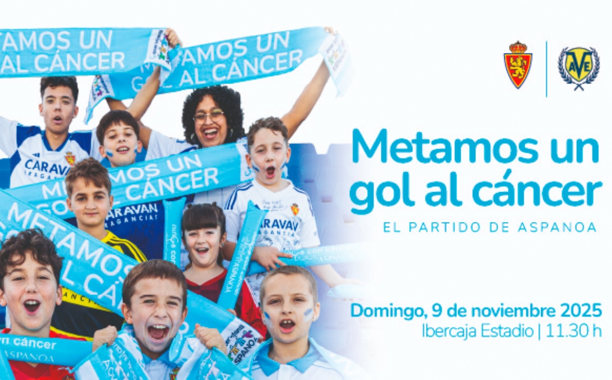 Partido benéfico ASPANOA 2025: Veteranos Real Zaragoza - Exfutbolistas Villarreal