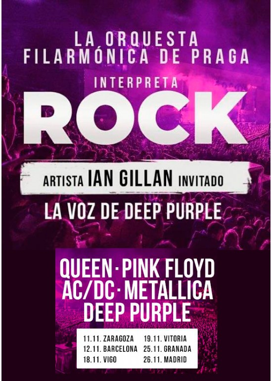 Orquesta Filarmónica de Praga + Ian Gillan (Deep Purple)