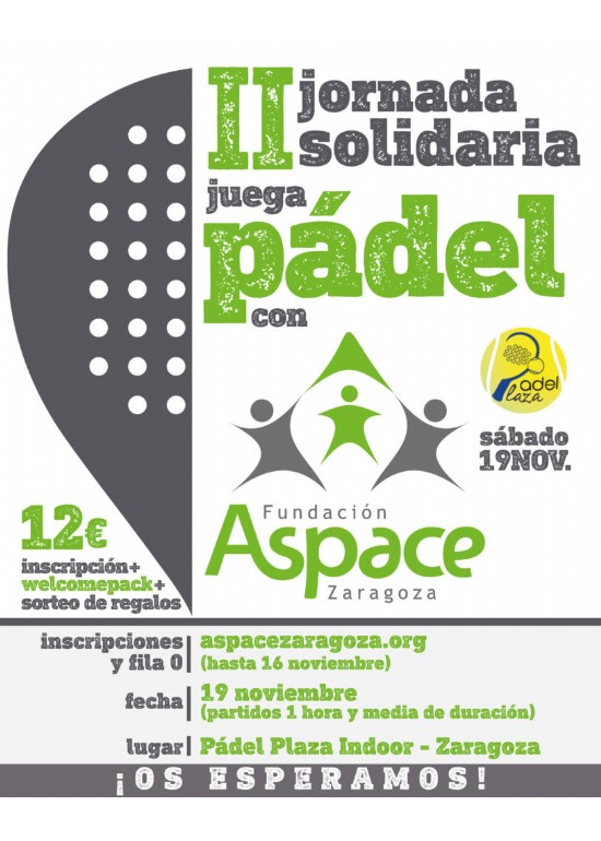 II Jornadas Solidarias de Pádel ASPACE