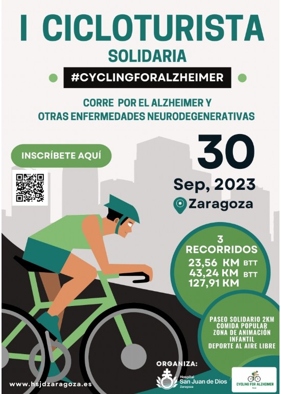 I Cicloturista Solidaria «Cycling For Alzheimer»