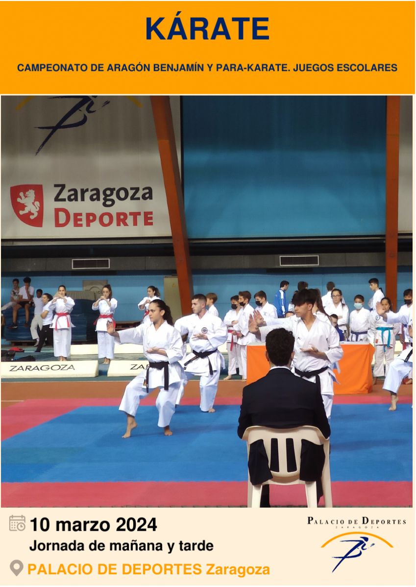 Kárate - Campeonato de Aragón Benjamín y Para-Karate. Juegos Escolares de Áragón
