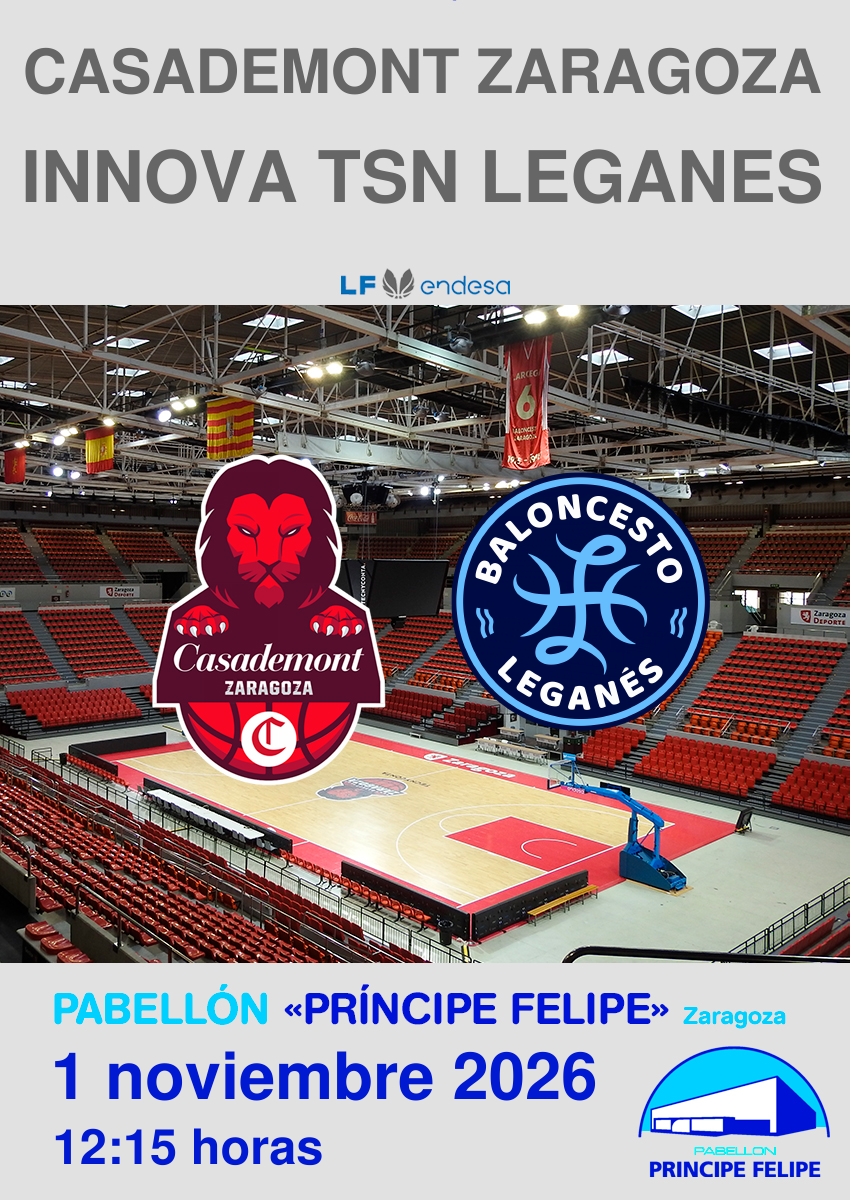 [L. F.] CASADEMONT ZARAGOZA - INNOVA TSN LEGANÉS