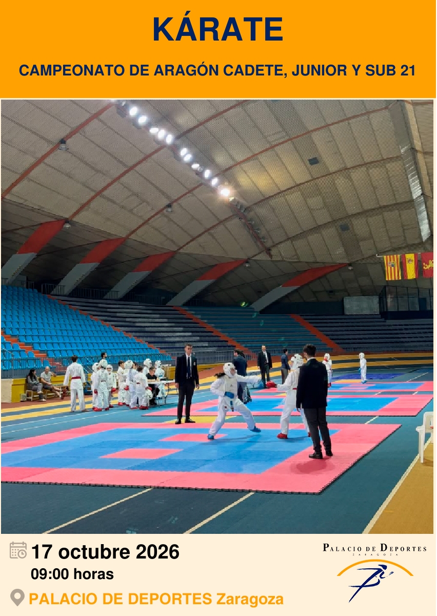 Campeonato de Aragón Cadete, Junior y Sub 21 de Kárate Campeonato de Aragón Cadete, Junior y Sub 21 de Kárate