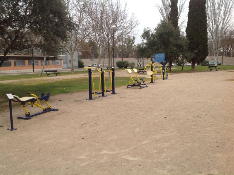 Estación gimnasia IDE Jardines de Atenas