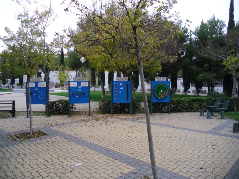 Estación de gimnasia seniors IDE Plaza Mayor 