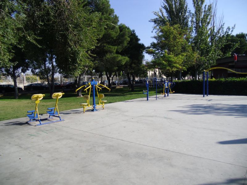 Estacion gimnasia IDE Parque La Granja