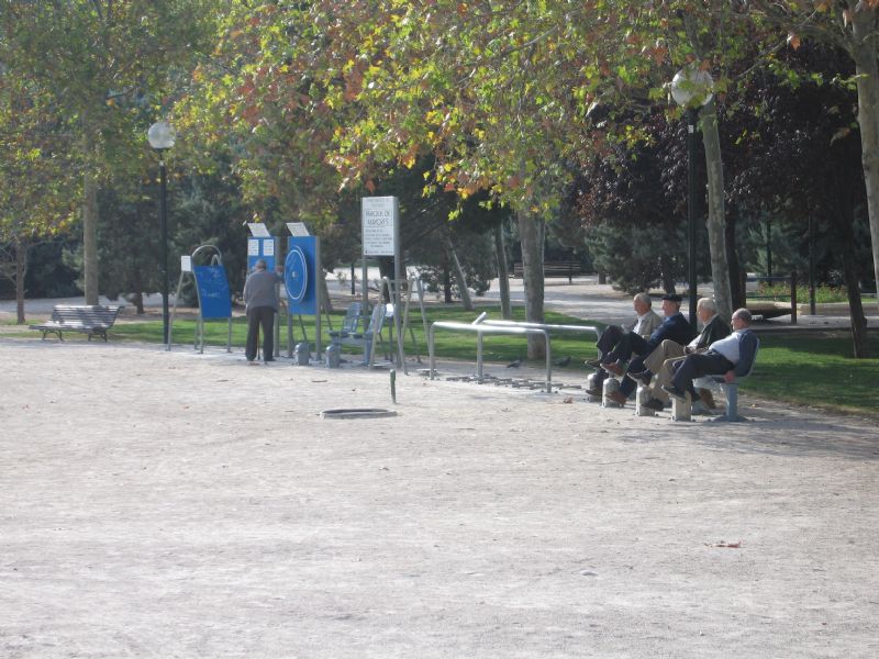 Estación gimnasia IDE Parque de la Aljafería