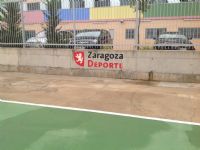 Foto rotulo logo Zaragoza Deporte [Fecha: 06/10/2016]