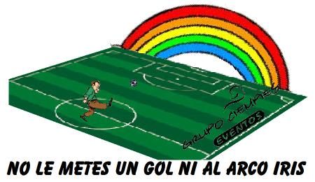 No le metes un gol ni al arco iris