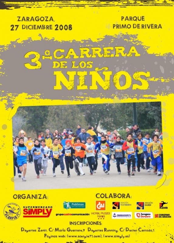 El Parque Primo de Rivera recibirá la 3ª Carrera de los Niños