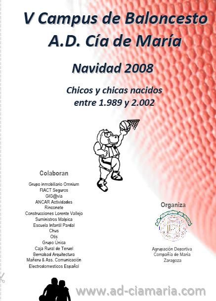 V Campus de Baloncesto de Navidad para Niños