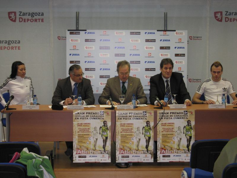 Presentación del Gran Premio 'CAI - Ciudad de Zaragoza' de Atletismo en Pista Cubierta 