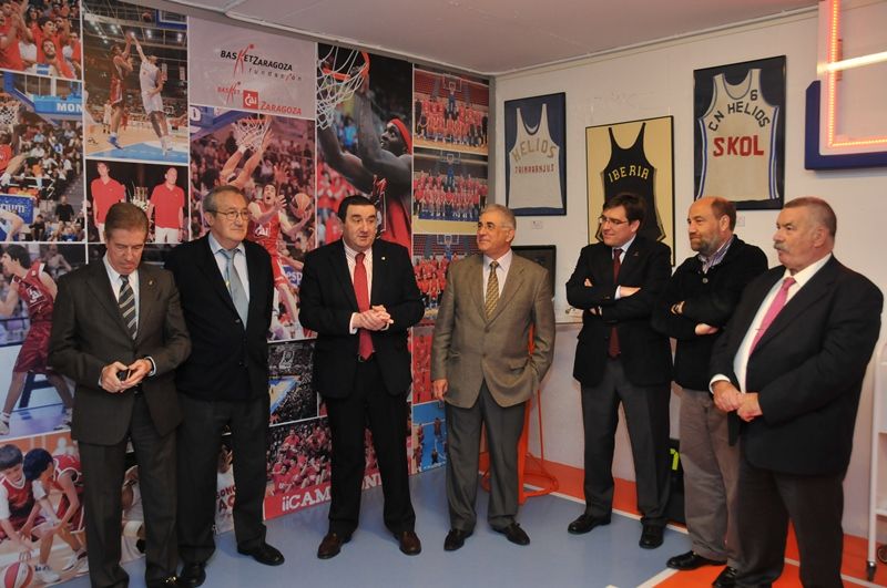 Inauguración de «La Casa del Baloncesto» en el Pabellón «Príncipe Felipe»