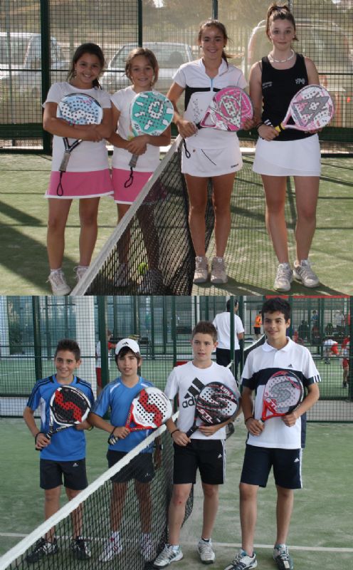 Resultados del Torneo de padel HEAD de menores