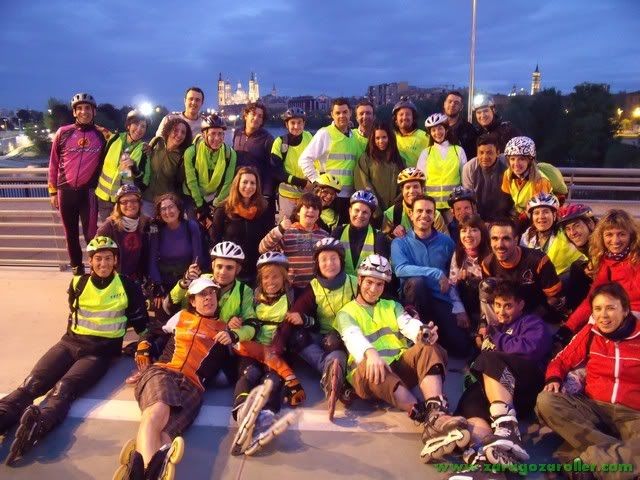 La actividad mensual de patinaje «Viernes Roller», a punto de cumplir un año con un incremento notable de patinadores