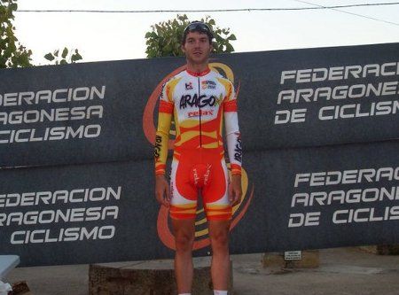 Miguel Bergua (CAI), campeón de Aragón élite de contrarreloj