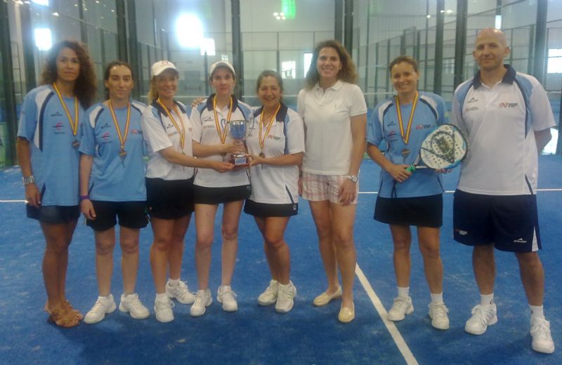 La Selección Aragonesa Femenina de Pádel Veteranos se proclama Subcampeona de España