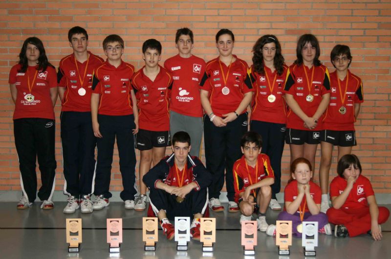 Caja Inmaculada renueva su apoyo a la Agrupación Deportiva Santiago Tenis de Mesa