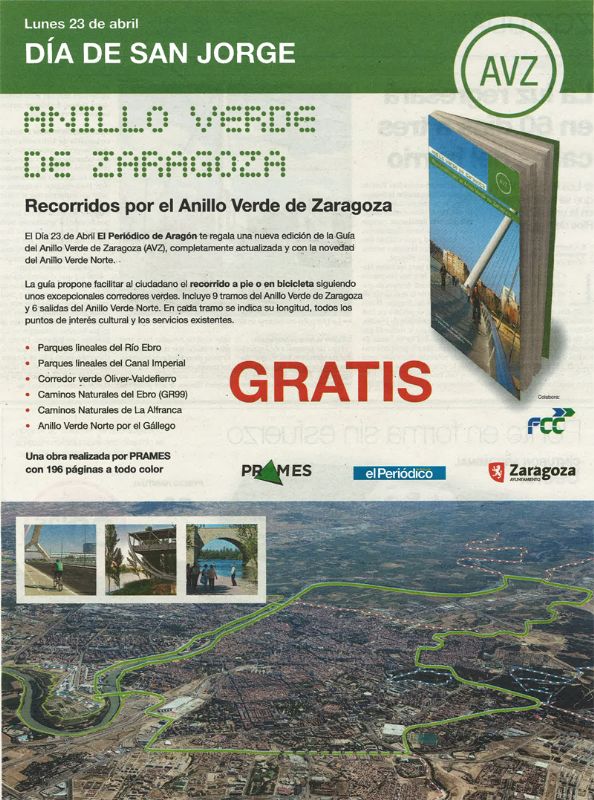 El Periódico te regala la Guía del Anillo Verde de Zaragoza