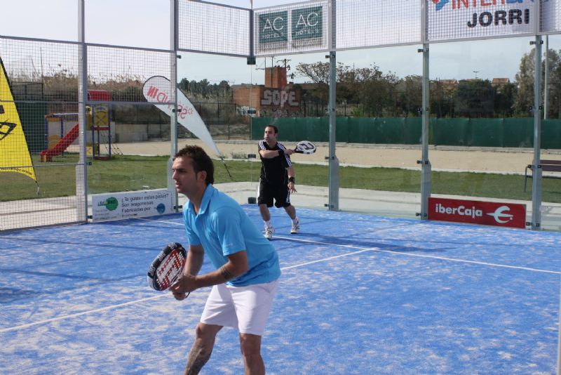 Primeras finales del Torneo Intersport Jorri en Pádel Zaragoza