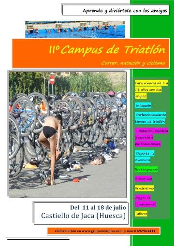 II Campus de Triatlón del Grupo Ciempiés