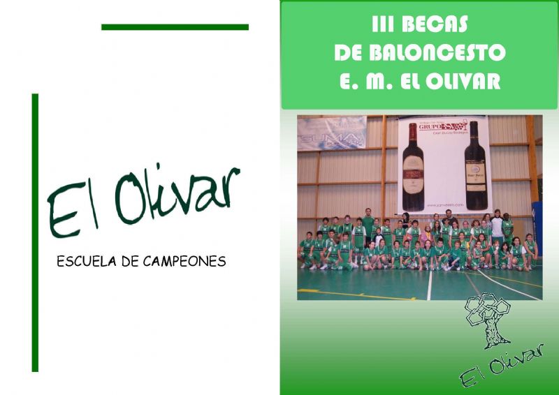 Programa de Becas de Baloncesto 2012 «E. M. El Olivar»