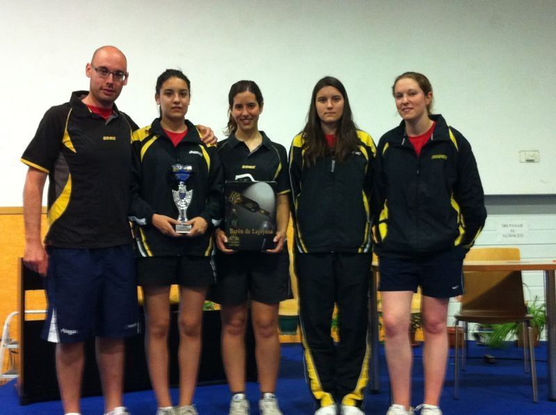 El School Zaragoza asciende a División de Honor Femenina de Tenis de Mesa