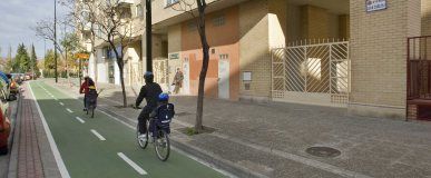 Comienzan las obras del carril bici de Miguel Servet