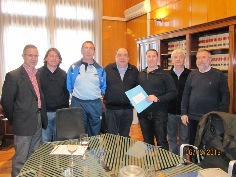 El Ayuntamiento firma sendos convenios de colaboración con las federaciones de Patinaje y de Rugby