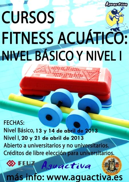 Curso para monitores de Fitness Acuático (Básico y Nivel I)