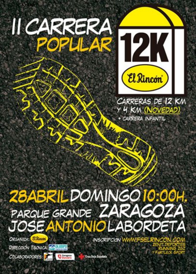 Clasificaciones de la II Carrera Popular 12k «El Rincón»