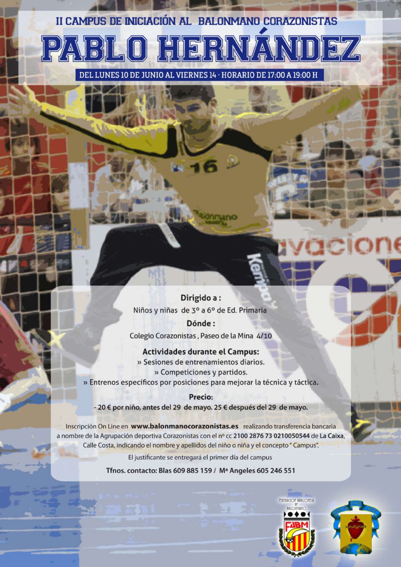 II Campus de Iniciación al Balonmano «Pablo Hernández»