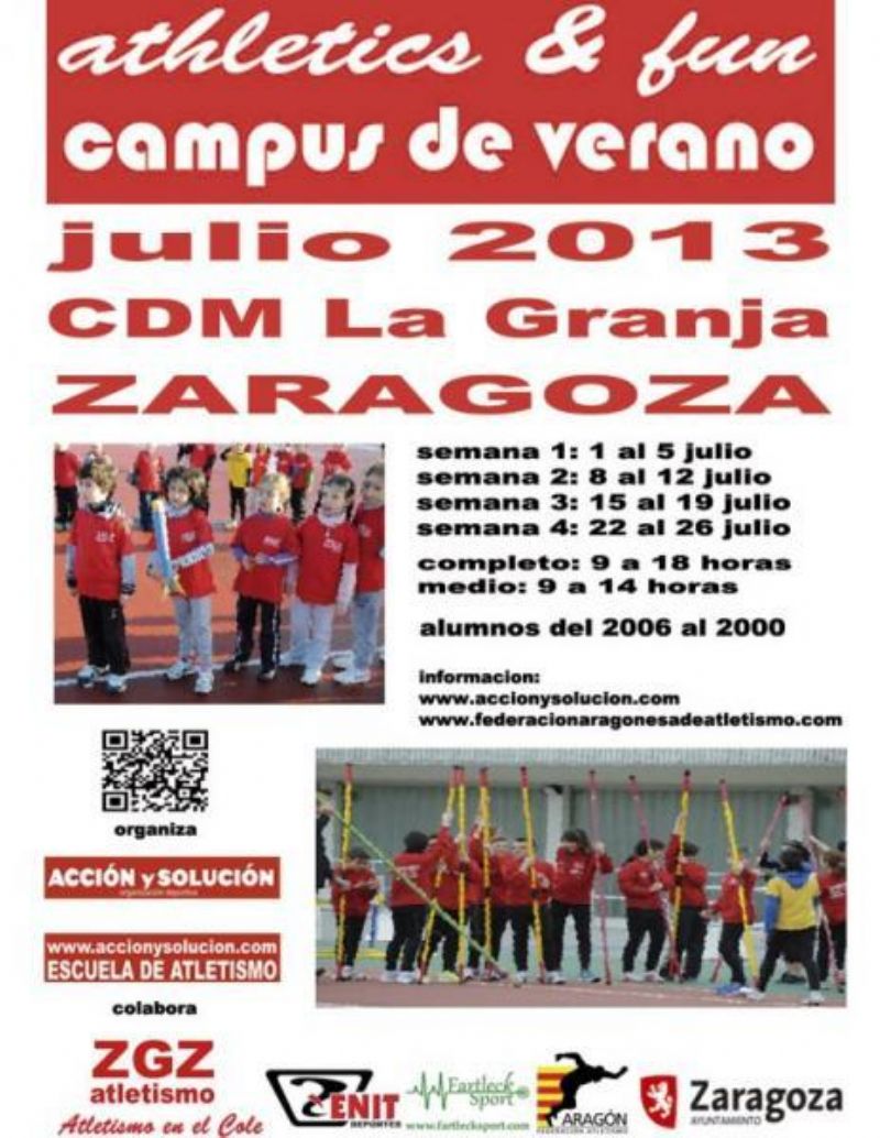 Campus de Verano «Athletics & Fun» en el CDM La Granja