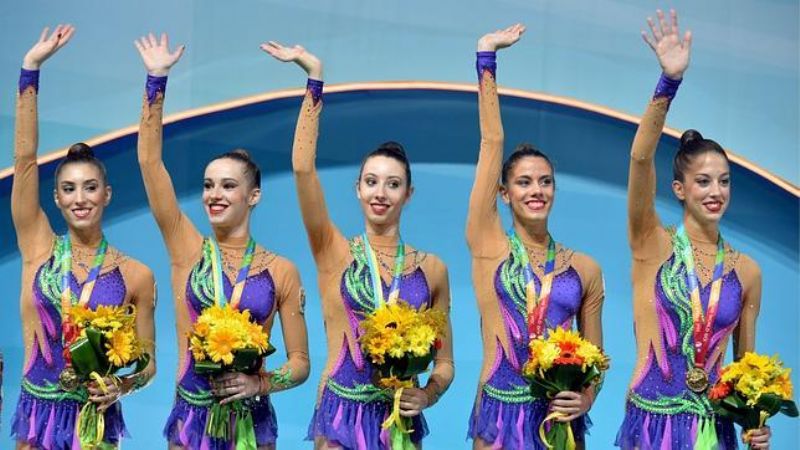 Oro para España en Mazas en el Mundial de Gimnasia Rítmica