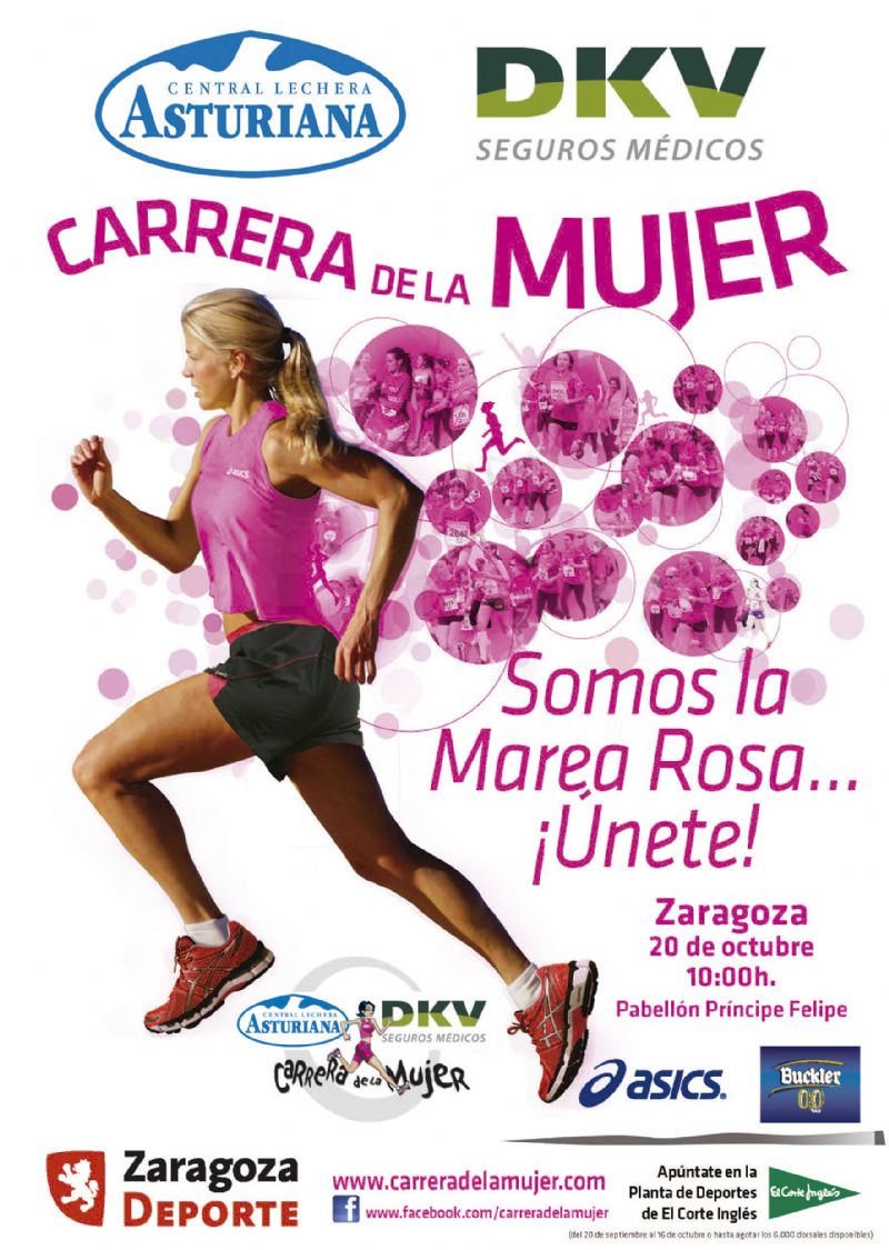 La Carrera de la Mujer Zaragoza 2013 se disputará el 20 de octubre