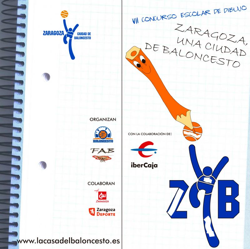 VII Concurso Escolar de Dibujo «Zaragoza, una ciudad de Baloncesto»